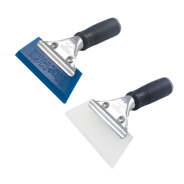 Blue max and Clear max squeegee with handle